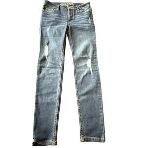 Good Hart by Matilda Jane Women Somerset Skinny Jeans Size 6 Blue Distressed